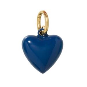 Roxanne Assoulin The Mini Puffy Heart Charm - Navy